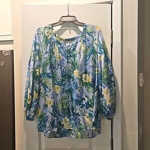 Tommy Bahama XL blouse- new without tags